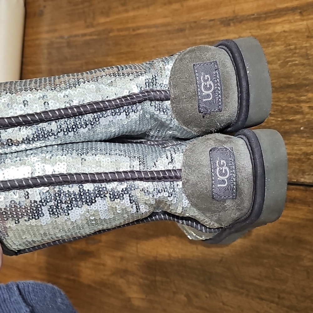 Ugg Silver Sequence Boots - image 5
